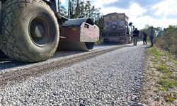 İki köy arasındaki yol yenileniyor! Asfalt çalışması başladı