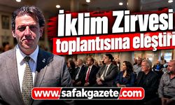 İklim Zirvesi toplantısına eleştiri