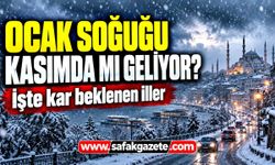 Kasımda kutup soğuğu alarmı! Kar için çok sayıda il gündemde