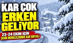 Cuma günü kar sürprizi: Sıcaklık 1700 metrede 0’a inecek