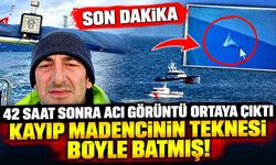 Kayıp madencinin teknesinin battığı anlar ortaya çıktı; Aramalar yön değiştirdi