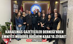 Karaelmas Gazeteciler Derneği’nden Emniyet Müdürü İbrahim Kaba’ya ziyaret