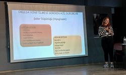 Kasım Aktaş Ortaokulu’nda diyabet farkındalığı eğitimi