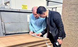 Kaymakam Orhan üretim tesisini ziyaret etti