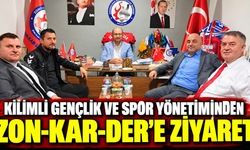 Kilimli Gençlik ve Spor yönetiminden Zon-Kar-Der’e ziyaret