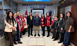Kızılay’dan iki önemli ziyaret! Çalışmalar görüşüldü