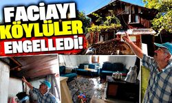 Ahşap evde korkutan yangın: Köylüler faciayı önledi