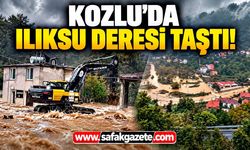 Kozlu’da Ilıksu Deresi taştı! Bölgeyi yine sel suları bastı