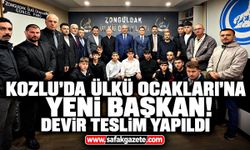 Kozlu'da Ülkü Ocakları'na yeni başkan! Devir teslim yapıldı