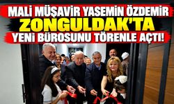 Mali Müşavir Yasemin Özdemir Zonguldak'ta yeni bürosunu törenle açtı