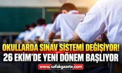 MEB'den sınav sisteminde büyük değişiklik! 26 Ekim'de başlıyor