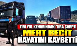 Tırı yol kenarındaki tıra çarptı: 28 yaşındaki sürücü kurtarılamadı