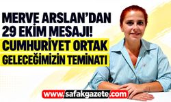 Merve Arslan'dan 29 Ekim mesajı: Cumhuriyet en büyük teminatımız