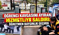Öğrenci kavgasını ayıran hizmetliye saldırı: Öğretmen baygınlık geçirdi