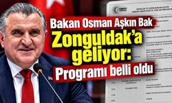 Gençlik ve Spor Bakanı Osman Aşkın Bak Zonguldak’a geliyor: Programı belli oldu