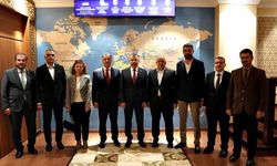 Rektör Kırışık, Karabük TSO heyetiyle bir araya geldi