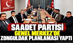 Saadet Partisi Genel Merkez’de Zonguldak planlaması yaptı