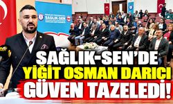 Sağlık-Sen'de Yiğit Osman Darıcı güven tazeledi