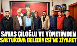 Savaş Çiloğlu ve yönetimden Saltukova Belediyesi’ne ziyaret