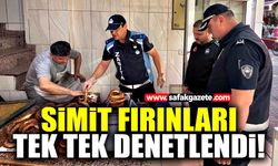 Simit fırınlarına sıkı denetim! Gramajlar kontrol edildi
