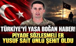 Türkiye'yi yasa boğan haber! Piyade Sözleşmeli Er Yusuf Sait Ünlü şehit oldu
