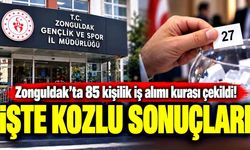 Zonguldak’ta 85 kişilik iş alımı kurası çekildi! İşte Kozlu sonuçları