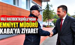 Vali Hacıbektaşoğlu’ndan Emniyet Müdürü Kaba’ya ziyaret