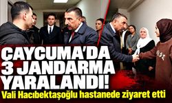 Vali Hacıbektaşoğlu'ndan kazada yaralanan 3 jandarmaya ziyaret