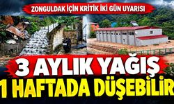 3 aylık yağış 1 haftada düşebilir: Zonguldak için kritik iki gün