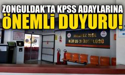 Zonguldak’ta KPSS adaylarına önemli duyuru!
