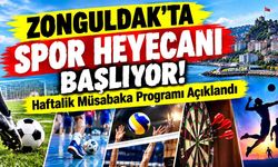 Zonguldak’ta Spor Heyecanı Başlıyor! Haftalık Müsabaka Programı Açıklandı