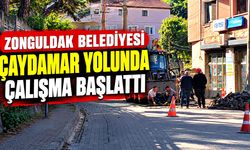 Zonguldak Belediyesi Çaydamar yolunda çalışma başlattı