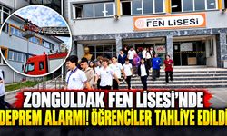 Zonguldak Fen Lisesi’nde deprem alarmı! Öğrenciler tahliye edildi