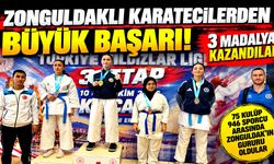 Zonguldaklı karatecilerden büyük başarı: 3 madalya kazandılar