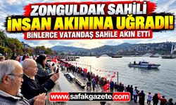 Zonguldak sahili insan akınına uğradı! Binlerce vatandaş sahile akın etti
