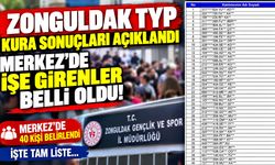 Zonguldak TYP kura sonuçları açıklandı: Merkez’de işe girenler belli oldu!