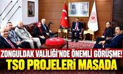Metin Demir'den Vali Hacıbektaşoğlu'na ziyaret! Projeler masaya yatırıldı