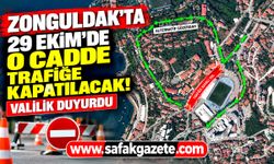 Zonguldak'ta 29 Ekim'de o cadde kapanacak! Valilik duyurdu