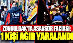 Zonguldak’ta asansör faciası: 1 kişi ağır yaralandı