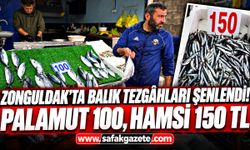 Zonguldak’ta balık tezgâhları şenlendi! Palamut 100, Hamsi 150 TL