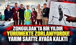 Zonguldak'ta bir yıldır yürümekte zorlanıyordu! Yarım saatte ayağa kalktı