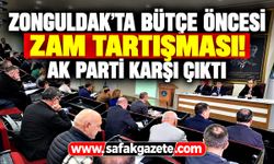 Zonguldak'ta bütçe öncesi zam tartışması! AK Parti karşı çıktı