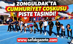 Zonguldak'ta Cumhuriyet coşkusu piste taşındı!