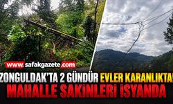 Zonguldak'ta 2 gündür evler karanlıkta! Mahalle sakinleri isyanda