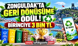 Zonguldak'ta geri dönüşüme ödül! Birinciye 3 bin TL