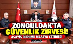 Zonguldak'ta kritik güvenlik toplantısı! Vali Hacıbektaşoğlu başkanlık etti