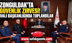 Zonguldak’ta güvenlik zirvesi! Vali başkanlığında toplandılar