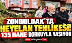 Zonguldak’ta heyelan tehlikesi! 135 hane korkuyla yaşıyor