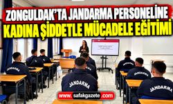 Zonguldak'ta jandarma personeline kadına şiddetle mücadele eğitimi