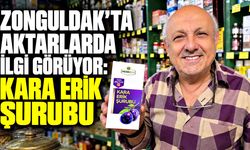 Zonguldak’ta aktarlarda ilgi görüyor: Kara Erik Şurubu